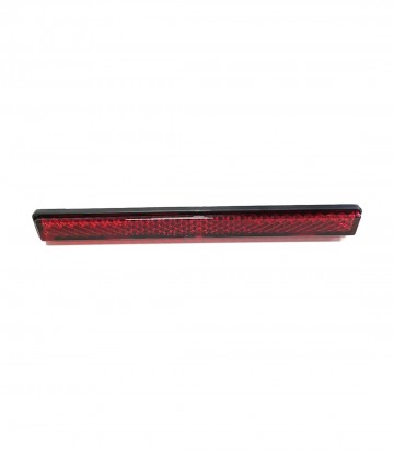 Highsider Reflector Universal with Adhesive 123x12.5 mm in Red