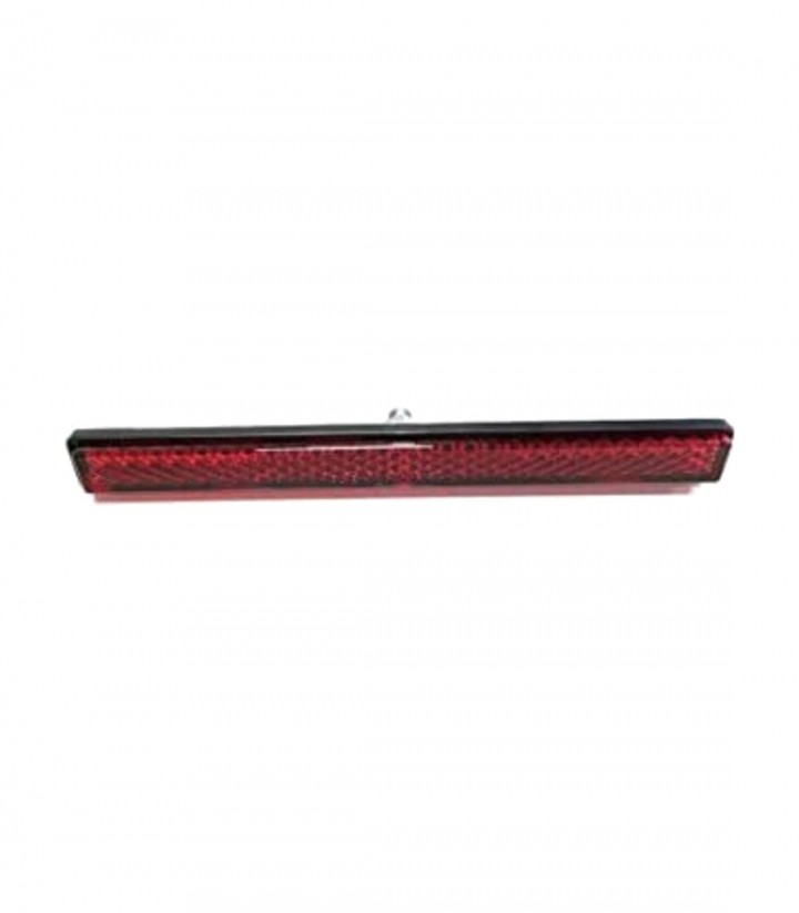 Catadióptrico Highsider Universal con Tornillo y Adhesivo 123x12,5 mm en Rojo