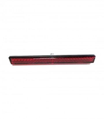 Catadióptrico Highsider Universal con Tornillo y Adhesivo 123x12,5 mm en Rojo