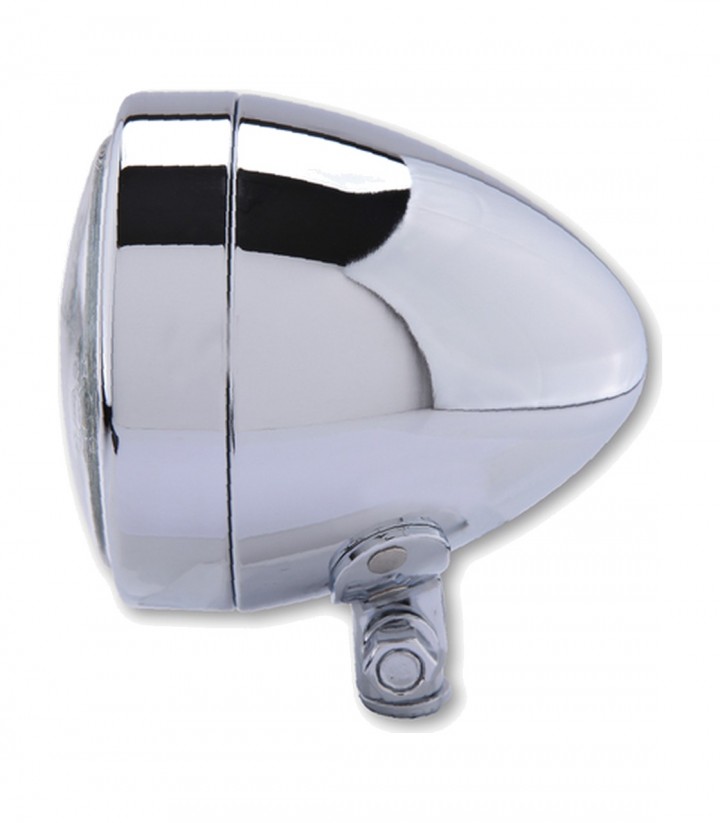 Faro Delantero H4 Highsider Bullet 90 mm en Cromado