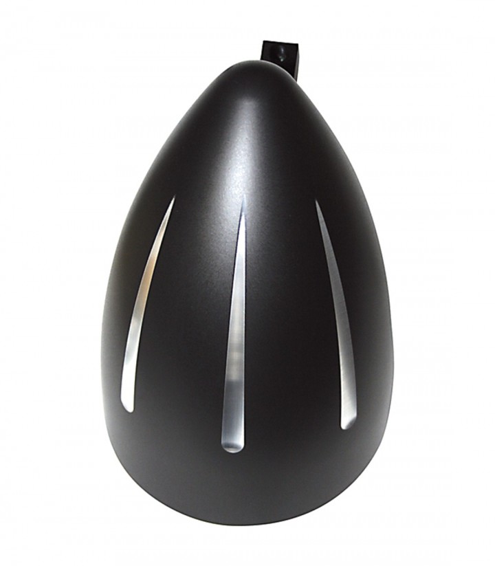 Highsider H4 Headlight Classic 1 Extreme 146 mm in Black