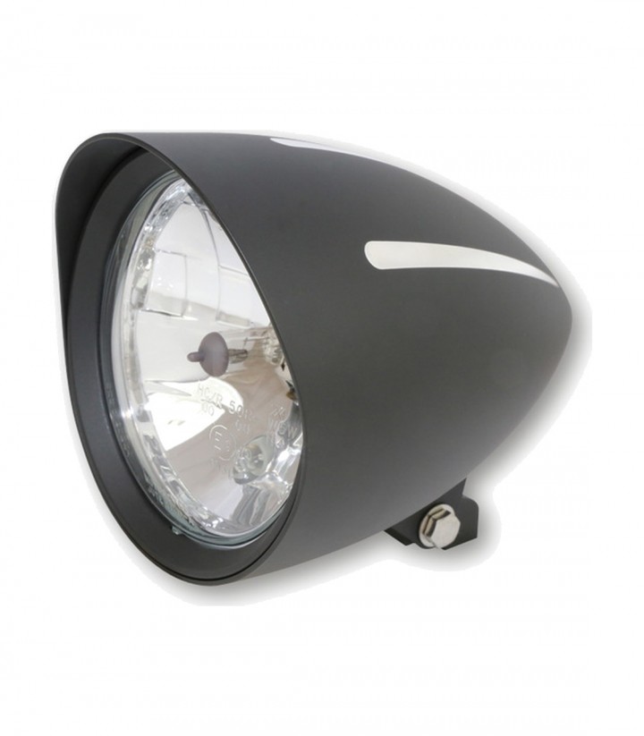Faro Delantero H4 Highsider Classic 1 Extreme 146 mm en Negro