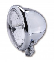Highsider Headlight Bates Style 114 mm in Chrome