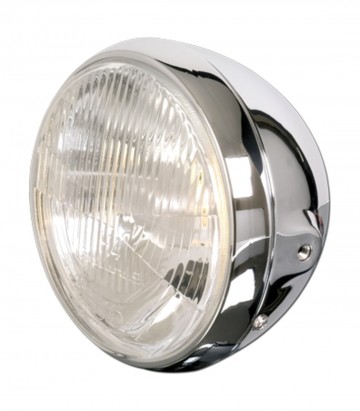 Faro Delantero Highsider British Style 178 mm en Cromado