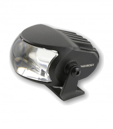 Scheinwerfer Highsider Comet-High in Schwarz