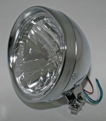 Faro Delantero Highsider Cruiser 165 mm en Cromado