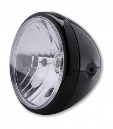 Faro Delantero Highsider Reno 178 mm en Negro