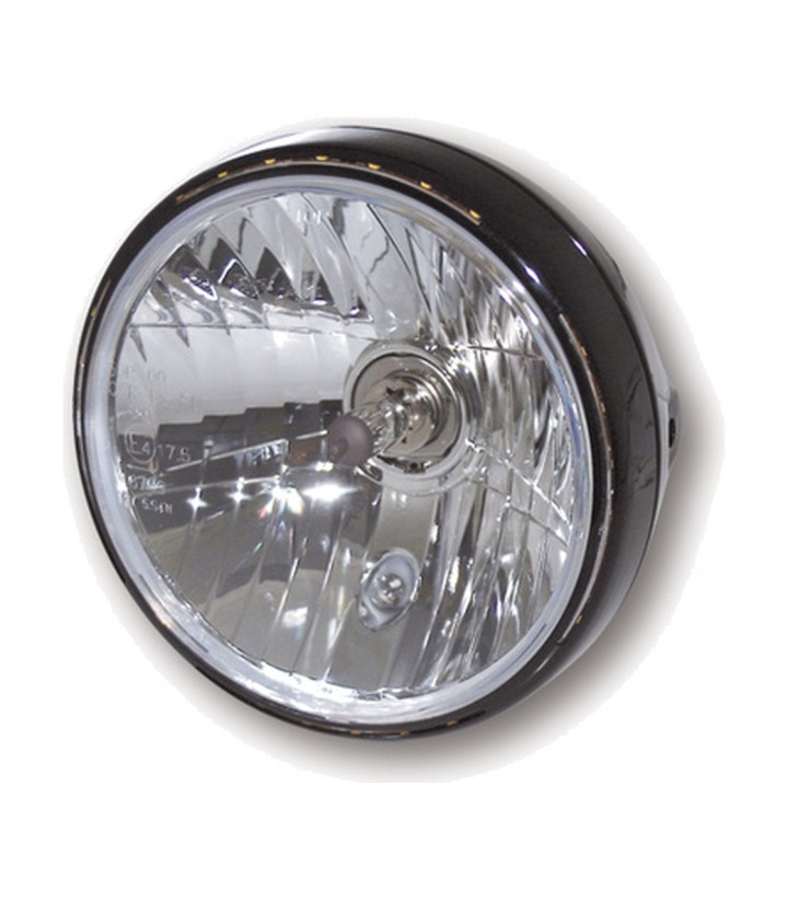 Faro Delantero Highsider Reno 2 de 178 mm en Negro