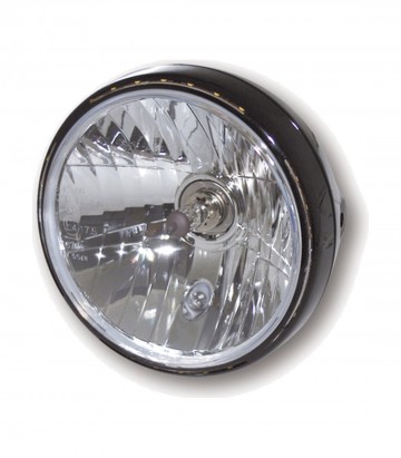 Faro Delantero Highsider Reno 2 de 178 mm en Negro