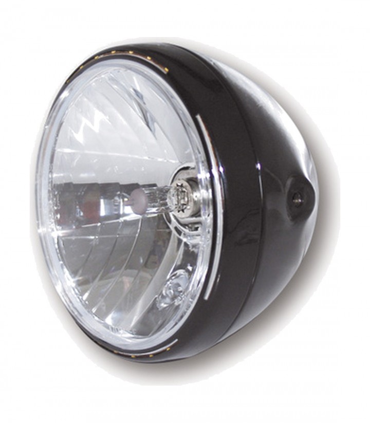 Faro Delantero Highsider Reno 2 de 178 mm en Negro