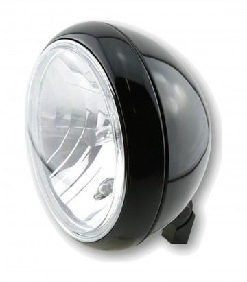 Faro Delantero Highsider Yuma 2 de 178 mm en Negro