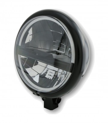 Faro Delantero LED Highsider Bates Style Type 5 de 146 mm en Negro