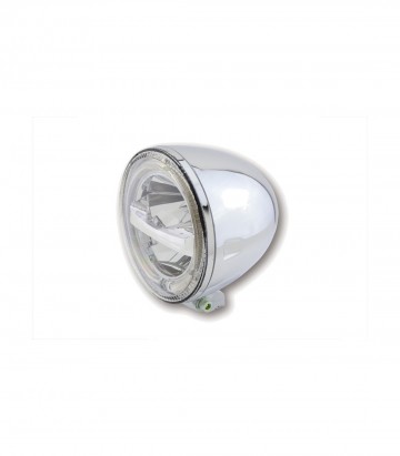 Highsider LED Headlight Circle 146 mm in Chrome