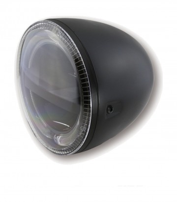 Faro Delantero LED Highsider Circle 146 mm en Negro