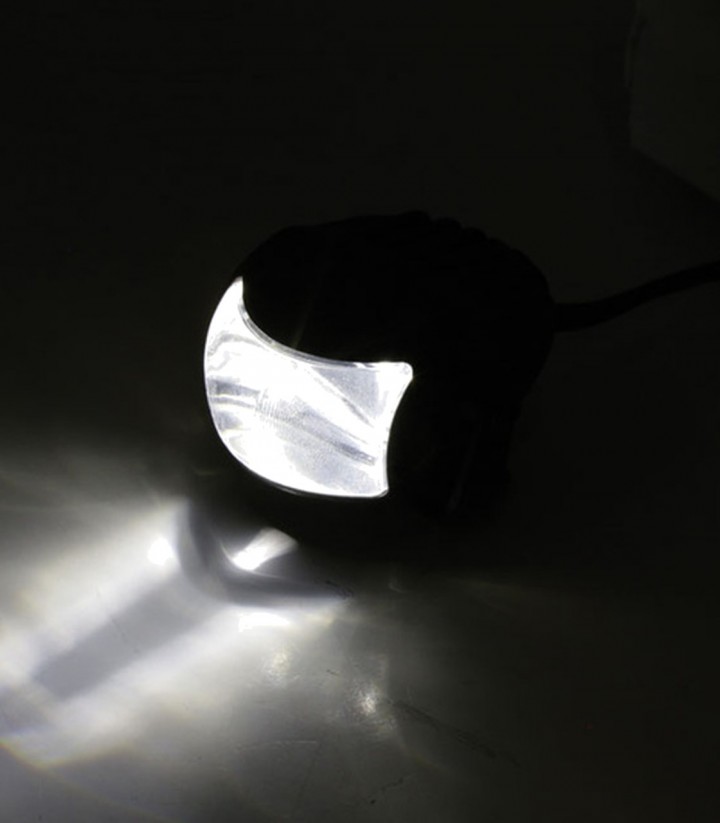 Faro Delantero LED Highsider Comet-Low en Negro
