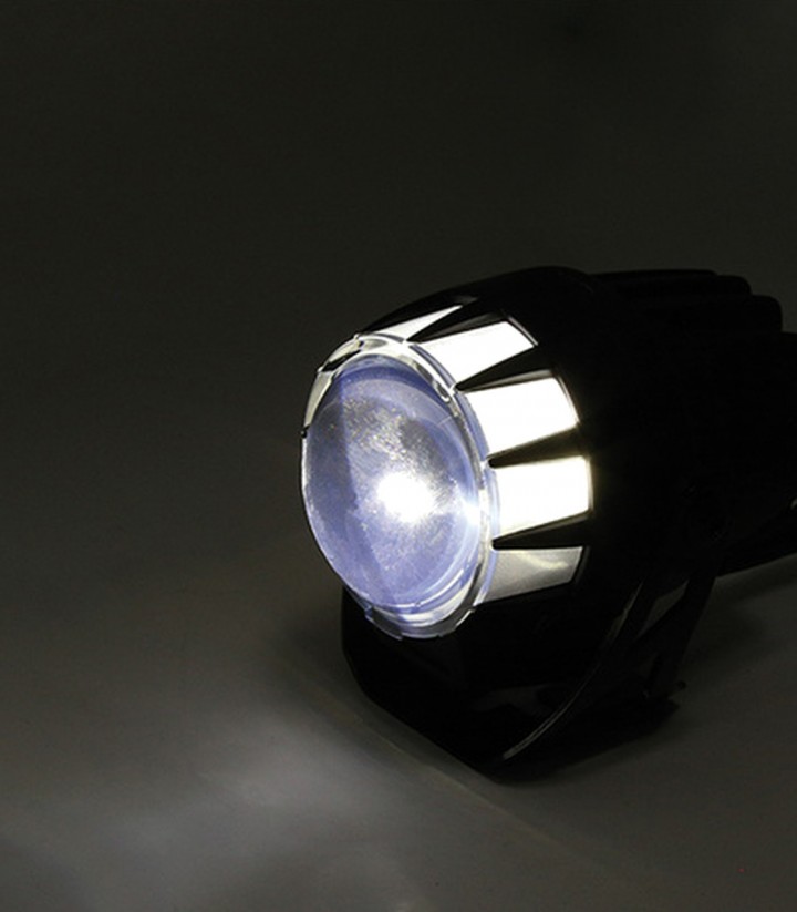 LED-Scheinwerfer Highsider Dual-Stream 45 mm in Schwarz