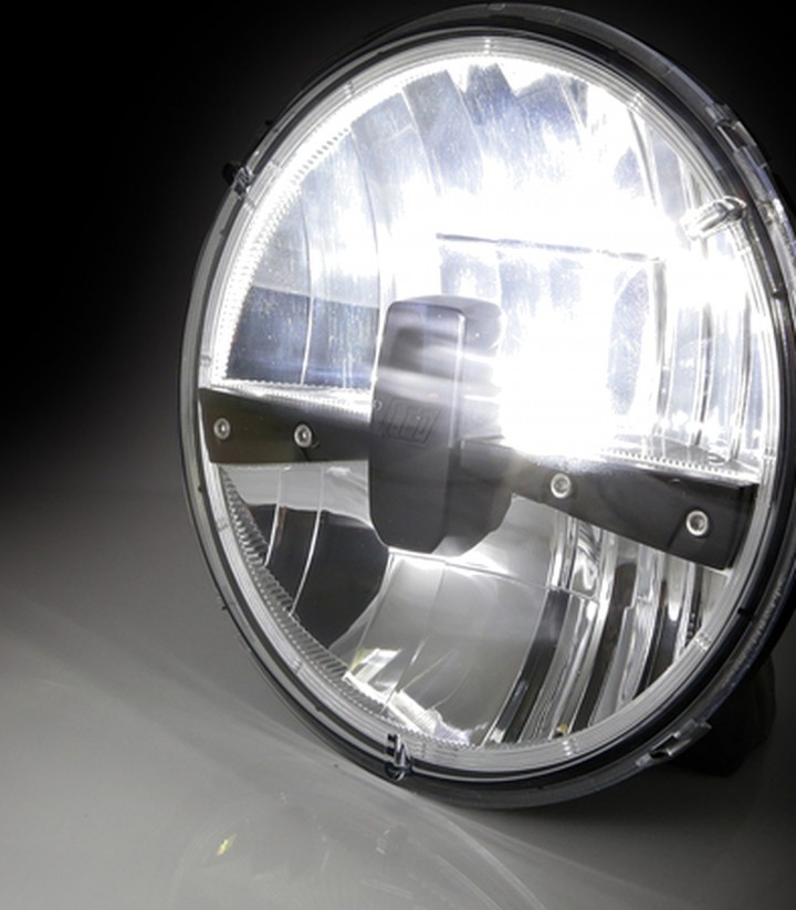Faro Delantero LED Highsider Frame-R1 Type 3 de 178 mm en Negro