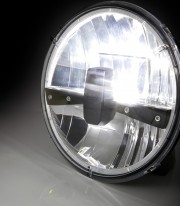 Highsider LED Headlight Frame-R1 Type 3 178 mm in Black