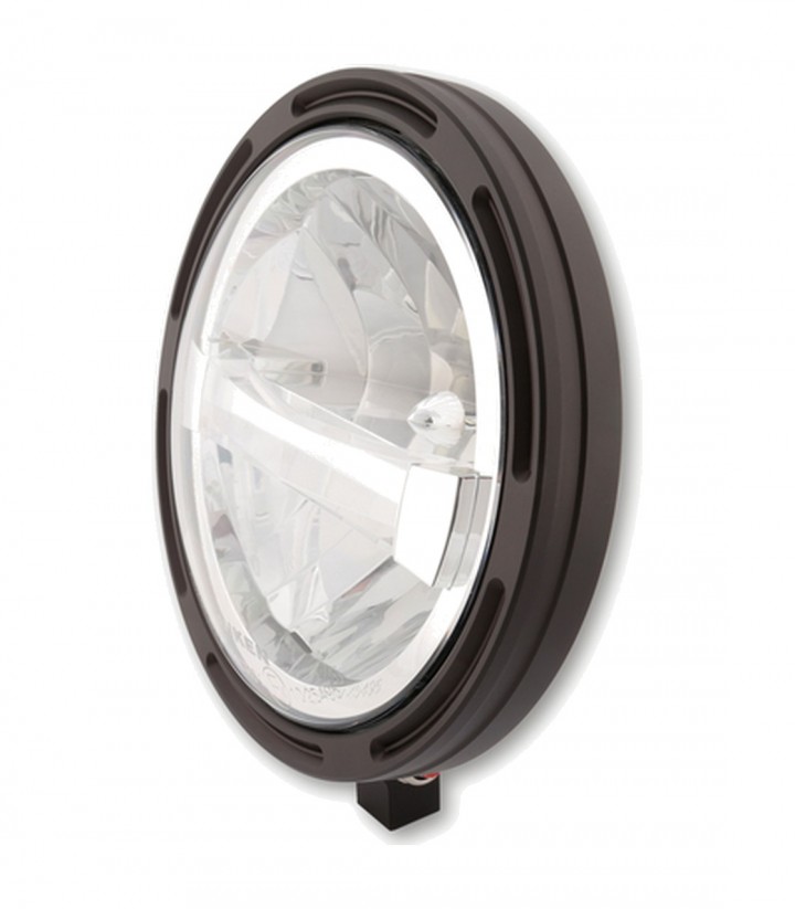 Faro Delantero LED Highsider Frame-R1 Type 4 de 178 mm en Negro