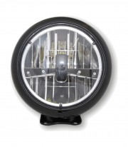 Highsider LED Headlight HD-Style Type 3 178 mm in Black