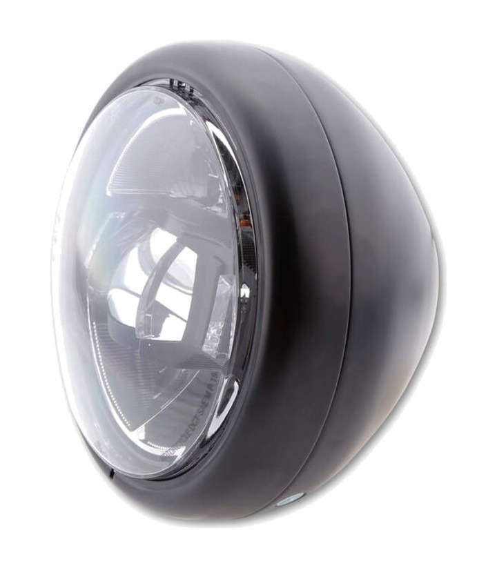 LED-Scheinwerfer Highsider Pecos Type 10 mit 146 mm in Schwarz