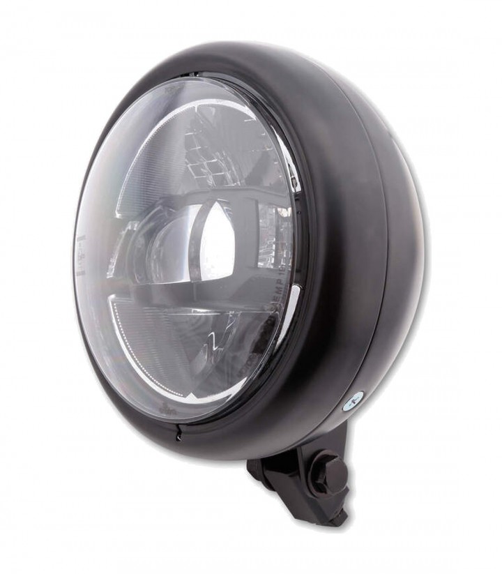 Faro Delantero LED Highsider Pecos Type 10 de 146 mm en Negro
