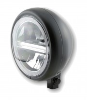 Highsider LED Headlight Pecos Type 6 146 mm in Black