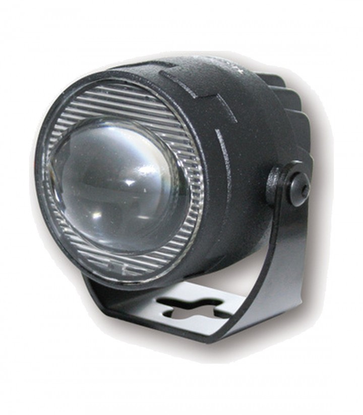 Faro Delantero LED Highsider Satellite en Negro