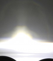 Faro Delantero LED Highsider Twin 90 mm en Negro