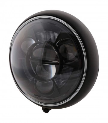 LED-Scheinwerfer Highsider Yuma 2 Type 11 mit 178 mm in Schwarz