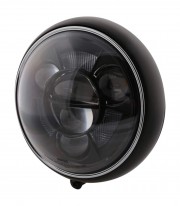 Highsider LED Headlight Yuma 2 Type 11 178 mm in Black
