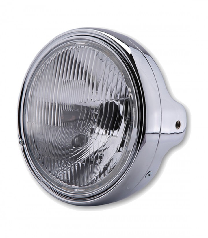 Faro Delantero LTD H4 Highsider 178 mm en Cromado