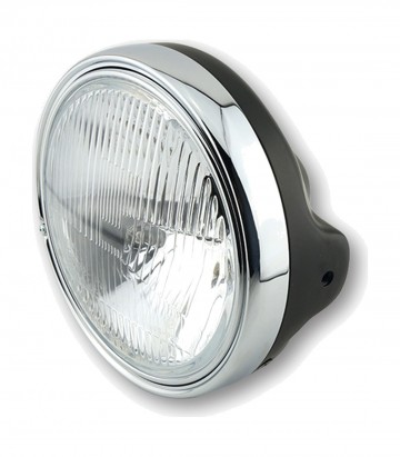 Faro Delantero LTD H4 Highsider 178 mm en Negro