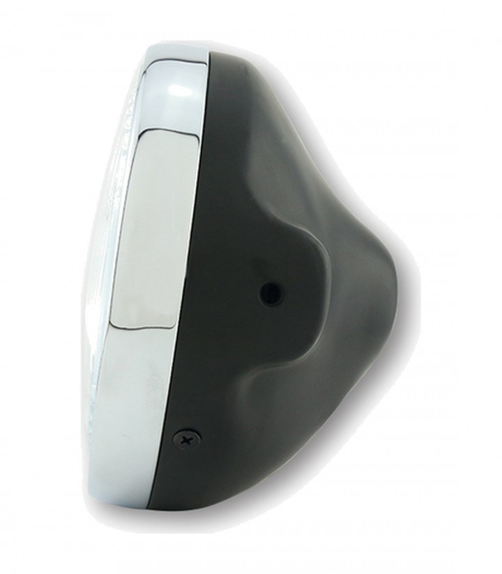 Faro Delantero LTD H4 Highsider 178 mm en Negro
