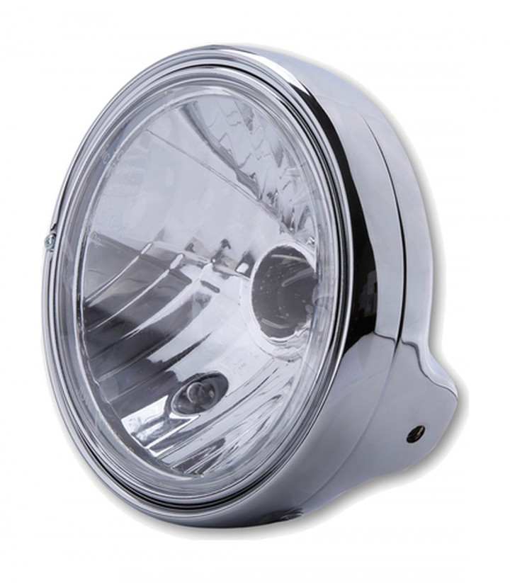 Faro Delantero LTD Highsider 178 mm en Cromado
