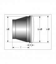 Highsider H4 Headlight Insert 146 mm