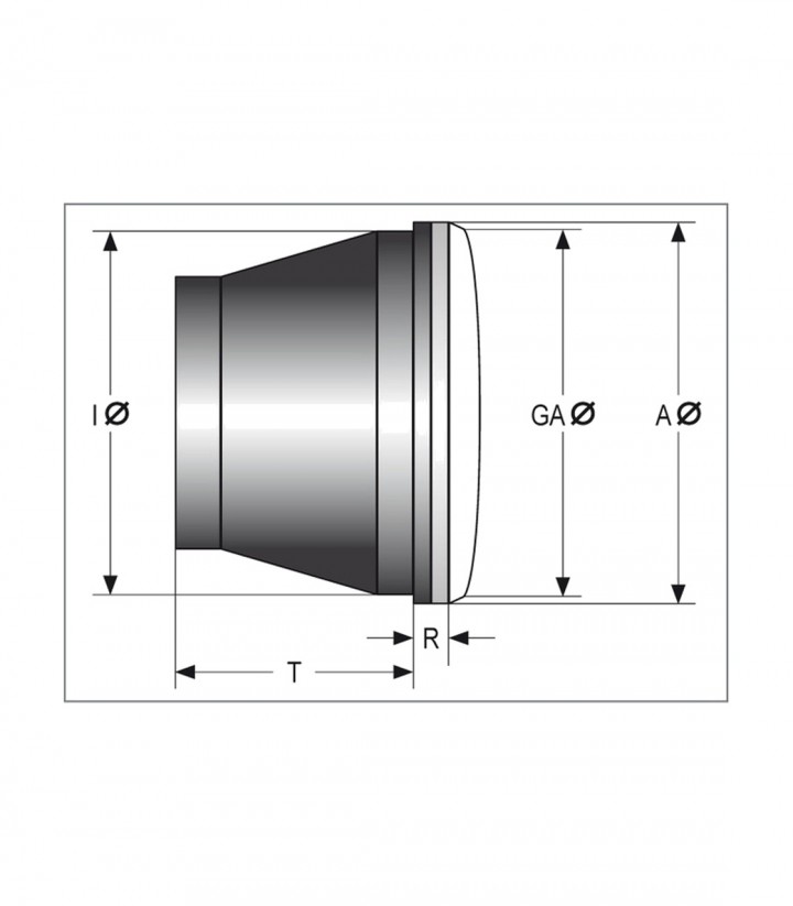 LED-Scheinwerfereinsatz Highsider Type 7 mit 146 mm