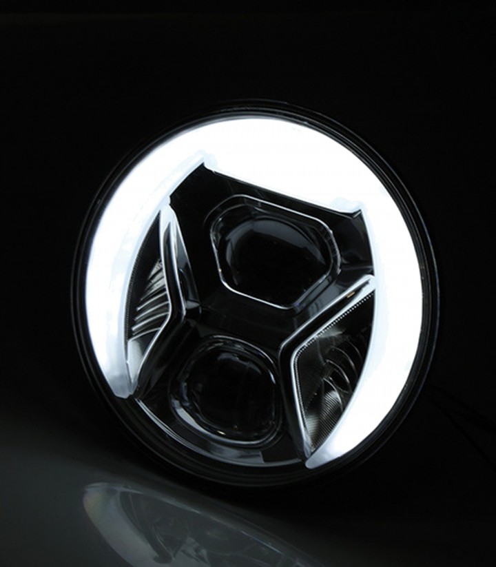 Óptica de Faro LED Highsider Type 8 de 178 mm
