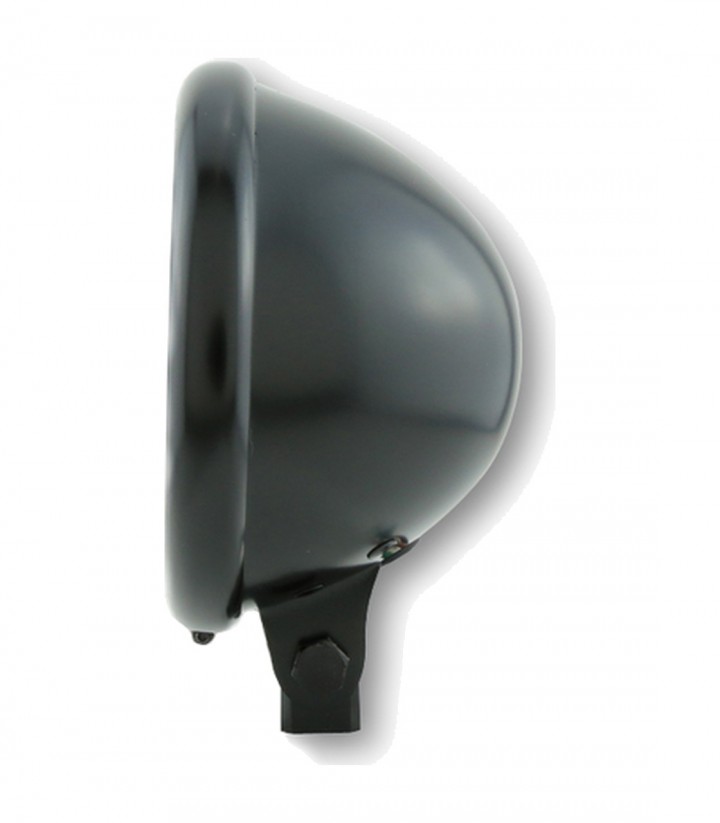 Carcasa de Faro Highsider 146 mm Bates Style Montaje Inferior en Negro Mate