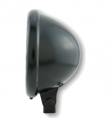 Carcasa de Faro Highsider 146 mm Bates Style Montaje Inferior en Negro Mate
