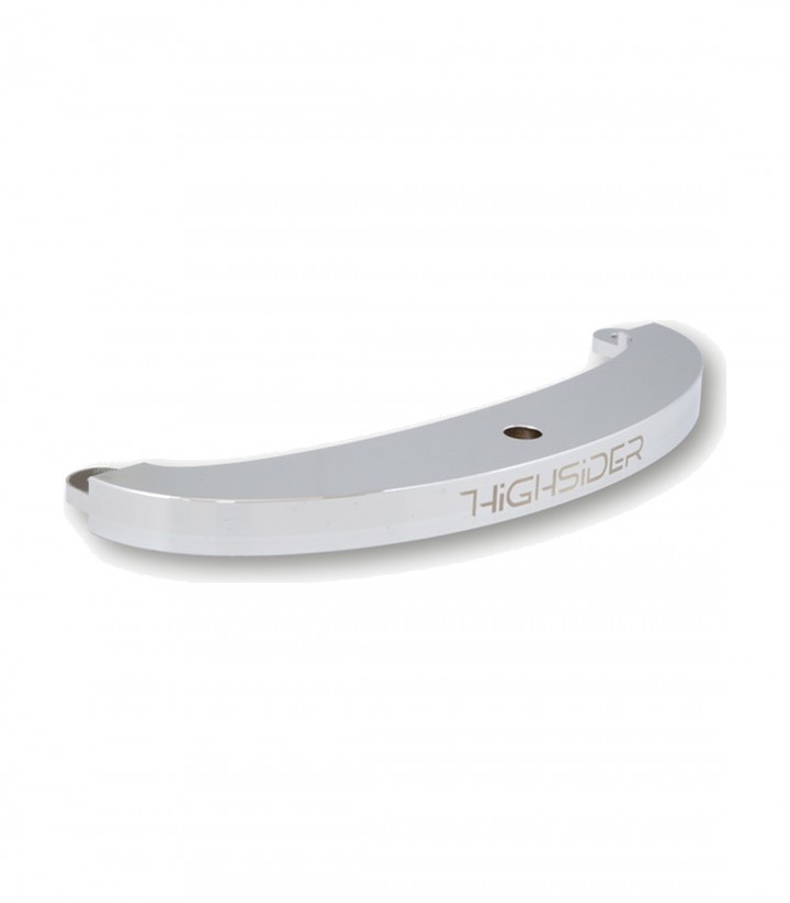 Scheinwerferhalter Highsider Bottom Typ 2 CNC-Aluminium in Chrom