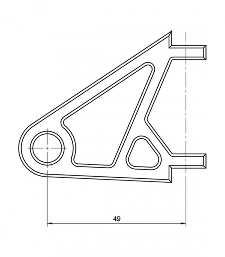 Soporte de Faro Highsider XS Ø 35-37 mm en Negro