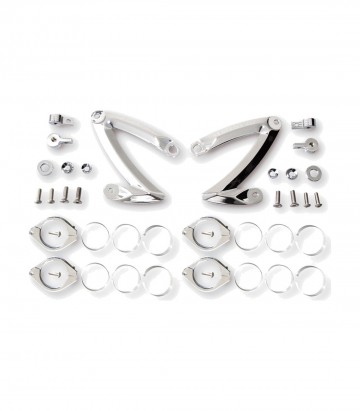 Highsider Headlight Mount Z-Style in Chrome