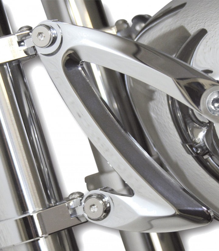 Scheinwerferhalter Highsider Z-Style in Chrom