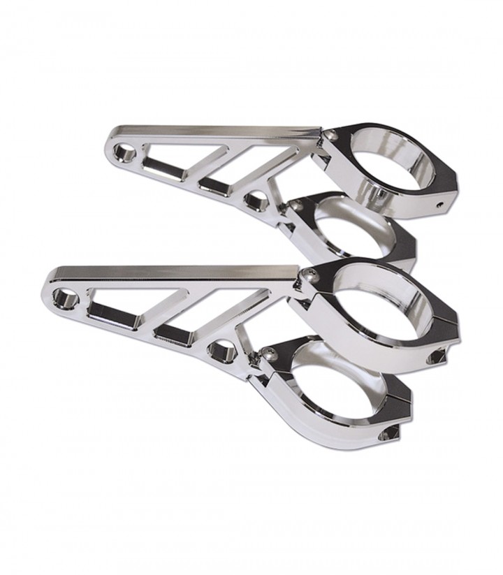 Scheinwerferhalter Highsider Ø 38-41 mm in Chrom