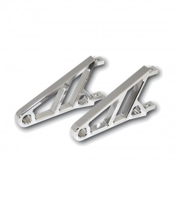 Soportes de Faro Highsider (Corto) Aluminio CNC en Cromado