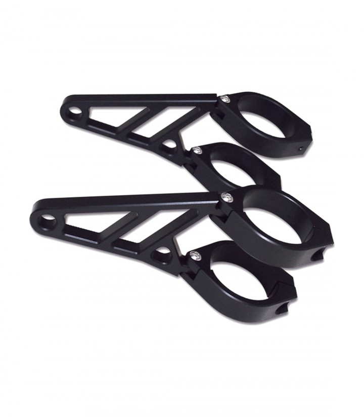 Highsider Headlight Mounts Ø 42-43 mm in Black
