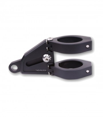 Soportes de Faro Regulables Highsider Extend Ø 35-37 mm en Negro
