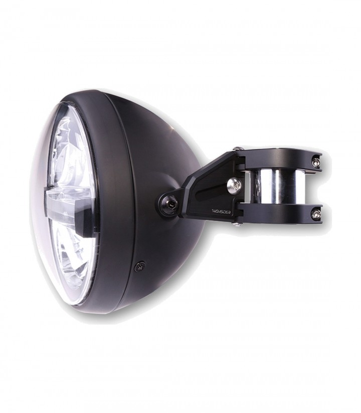 Verstellbare Scheinwerferhalter Highsider Extend Ø 42-43 mm in Schwarz