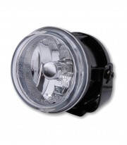 Faro Antiniebla Highsider en Negro con Cristal Transparente